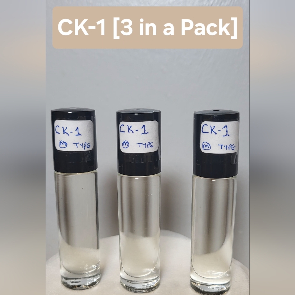 CK-1 (M) Type - 1/3 oz. Scented Body Oil (3pk)